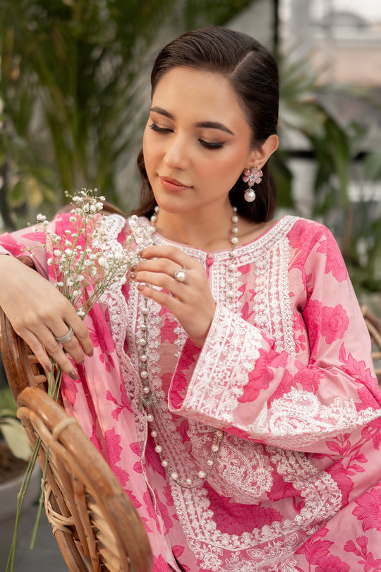 Maria B 3PC Embroidered Lawn Suit