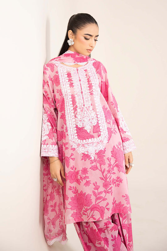 Maria B 3PC Embroidered Lawn Suit