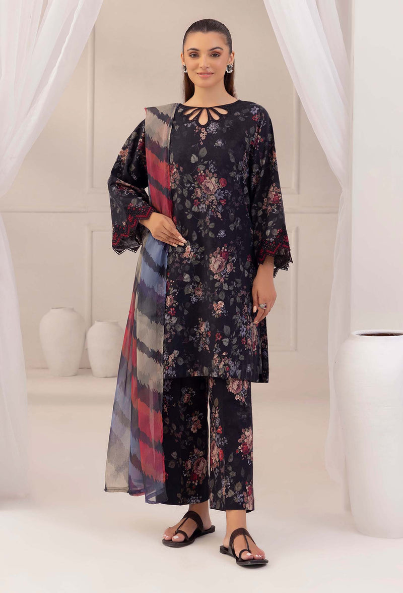 Baroque 3PC Printed Lawn Suit